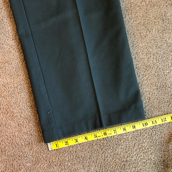 Dickies men’s work pants 44 waist green straight fit big & tall chino pants - Picture 4 of 11